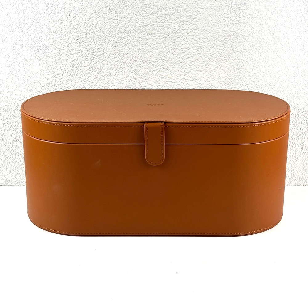 Dyson Airwrap Presentation Case Tan OS Storage Box Magnetic Travel Case